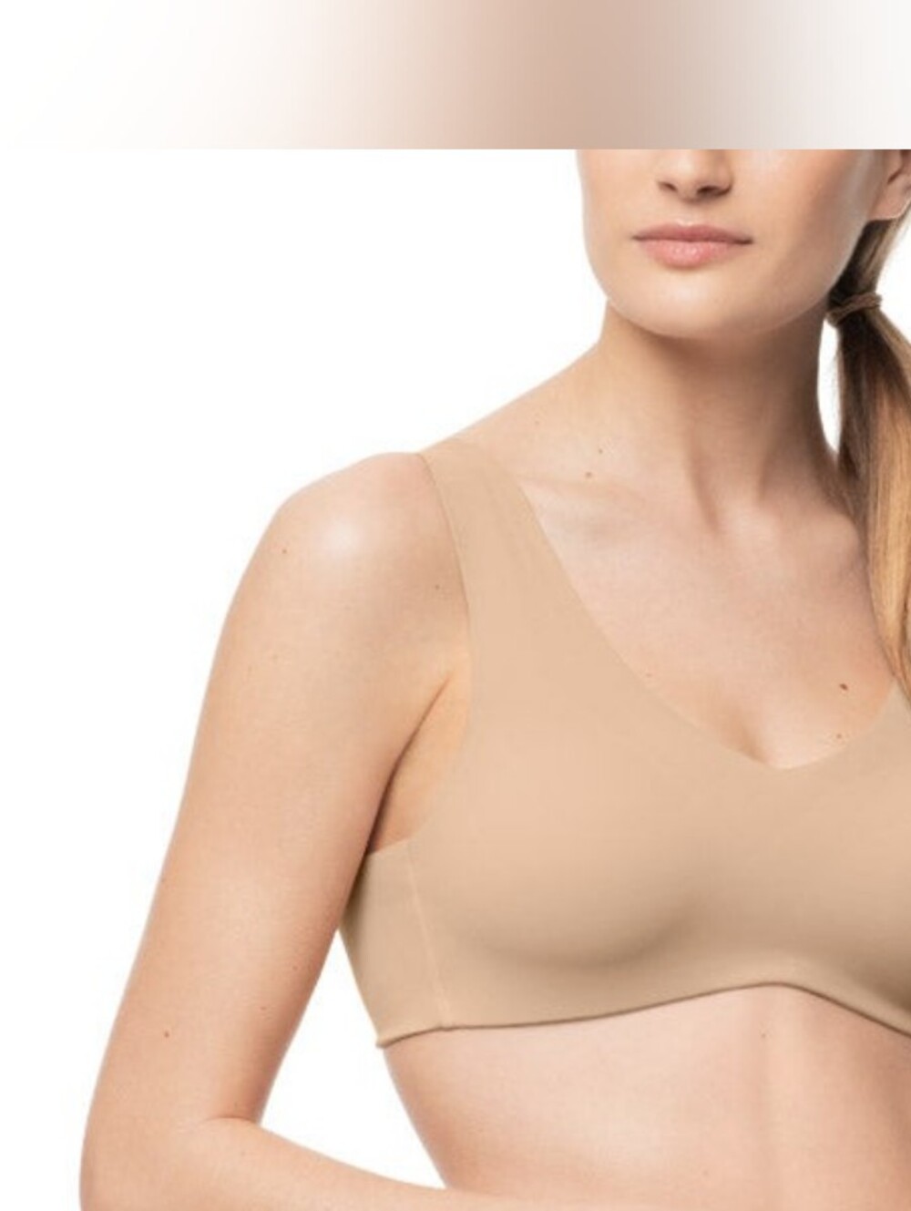NWOT Small Wonderbra Nude Comfort Wireless Bra